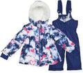 Arctic Quest Little Girls Bib Snow Pants and Ski Jacket - Warm