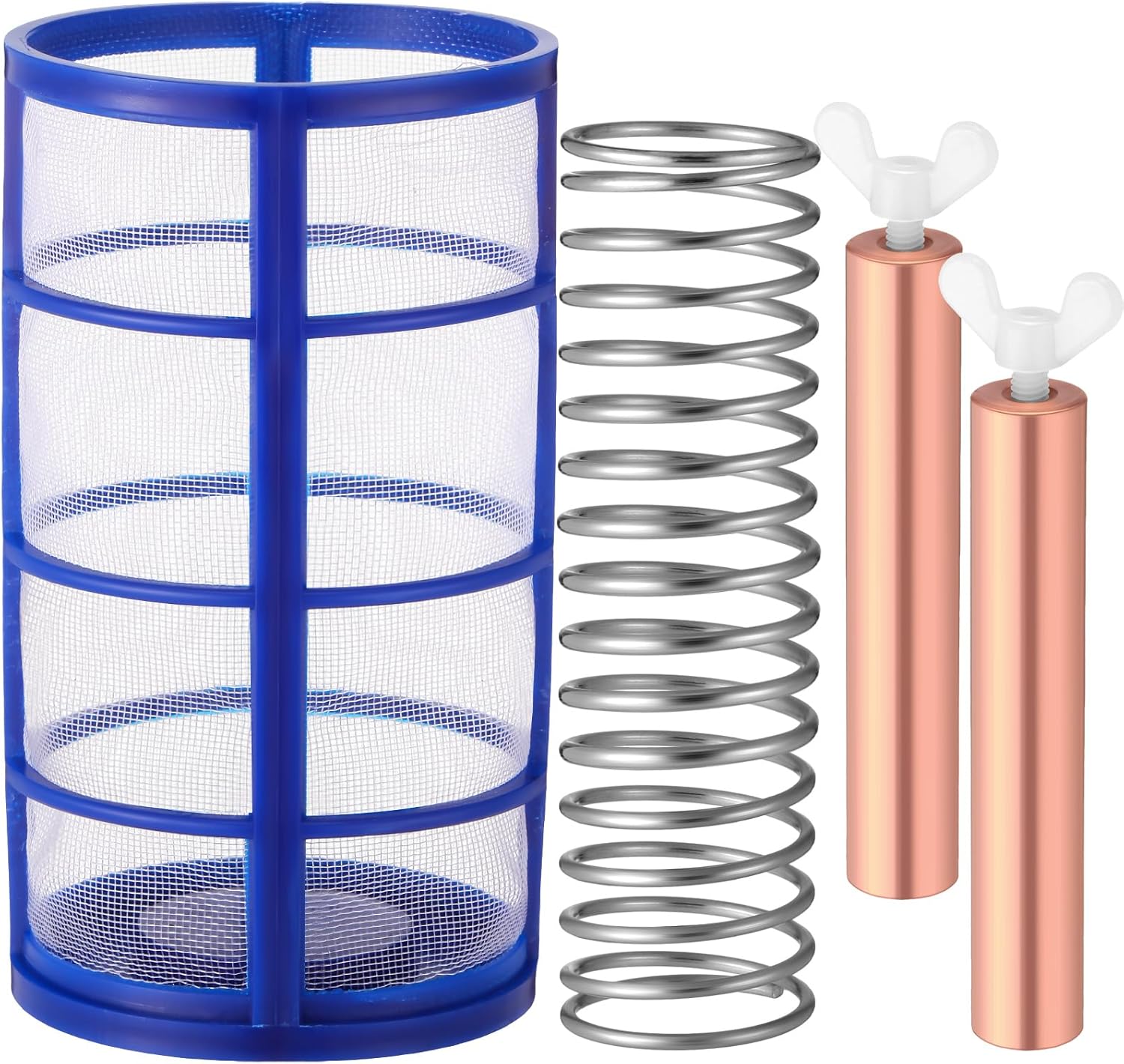 Qualirey Copper Anode Replacement Kit for Solar Pools - 6 Pcs