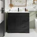 eclife 36ft Bathroom Vanity Sink Combo - Modern Drawered Cabinet