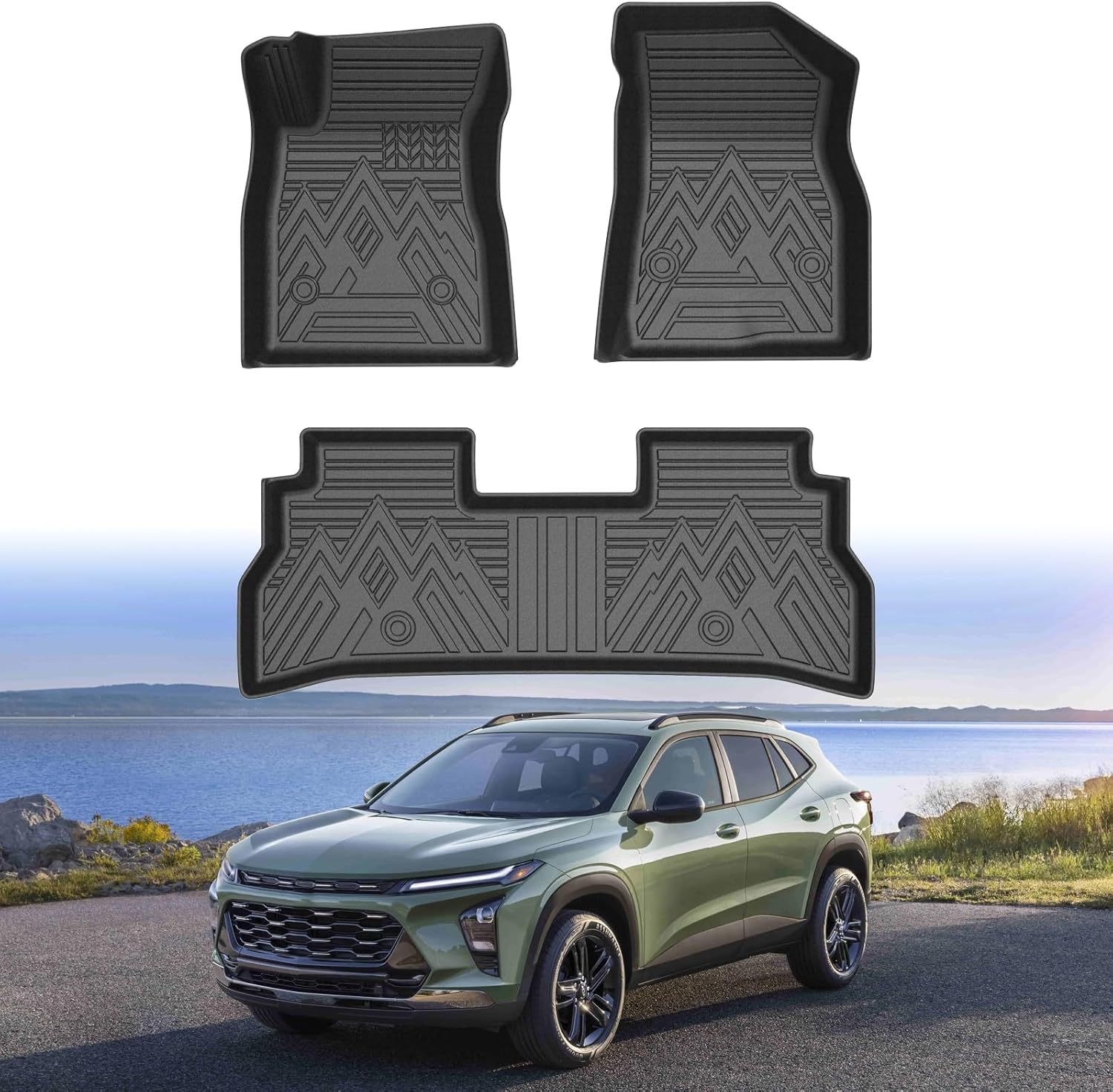 Custom Fit All Weather Floor Mats for 2024 2025 Chevy Trax