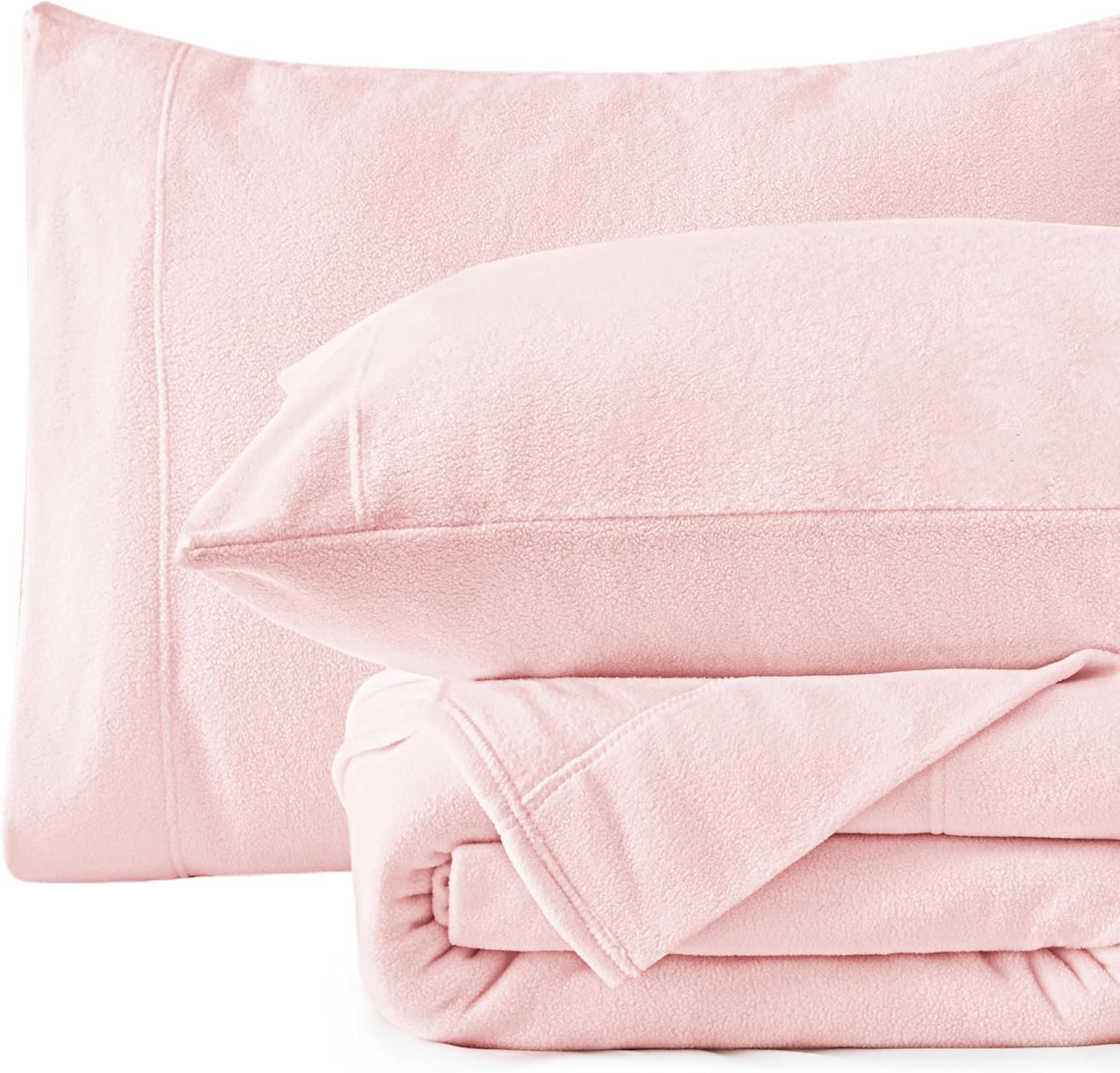 Love's Cabin Micro Fleece King Sheet Set for Cozy Warmth