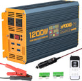 1200 Watt Pure Sine Wave Power Inverter 12V to 110V AC - Fast Charge