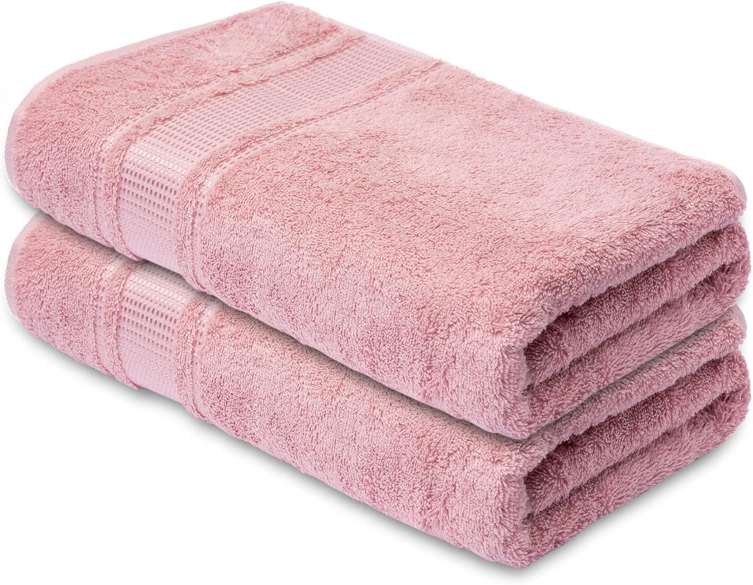 Melissa Linen 2 Piece Bath Towel Set - Soft Turkish Cotton Towels