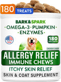 Dog Allergy Relief Chews - AntiItch Skin & Coat Supplement