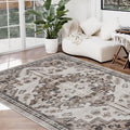 Joydeco 5x7 Area Rugs for Living Room, Vintage Chenille Carpet