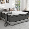 Queen Mattress 12 in Medium Feel Hybrid Queen Mattress - Cooling
