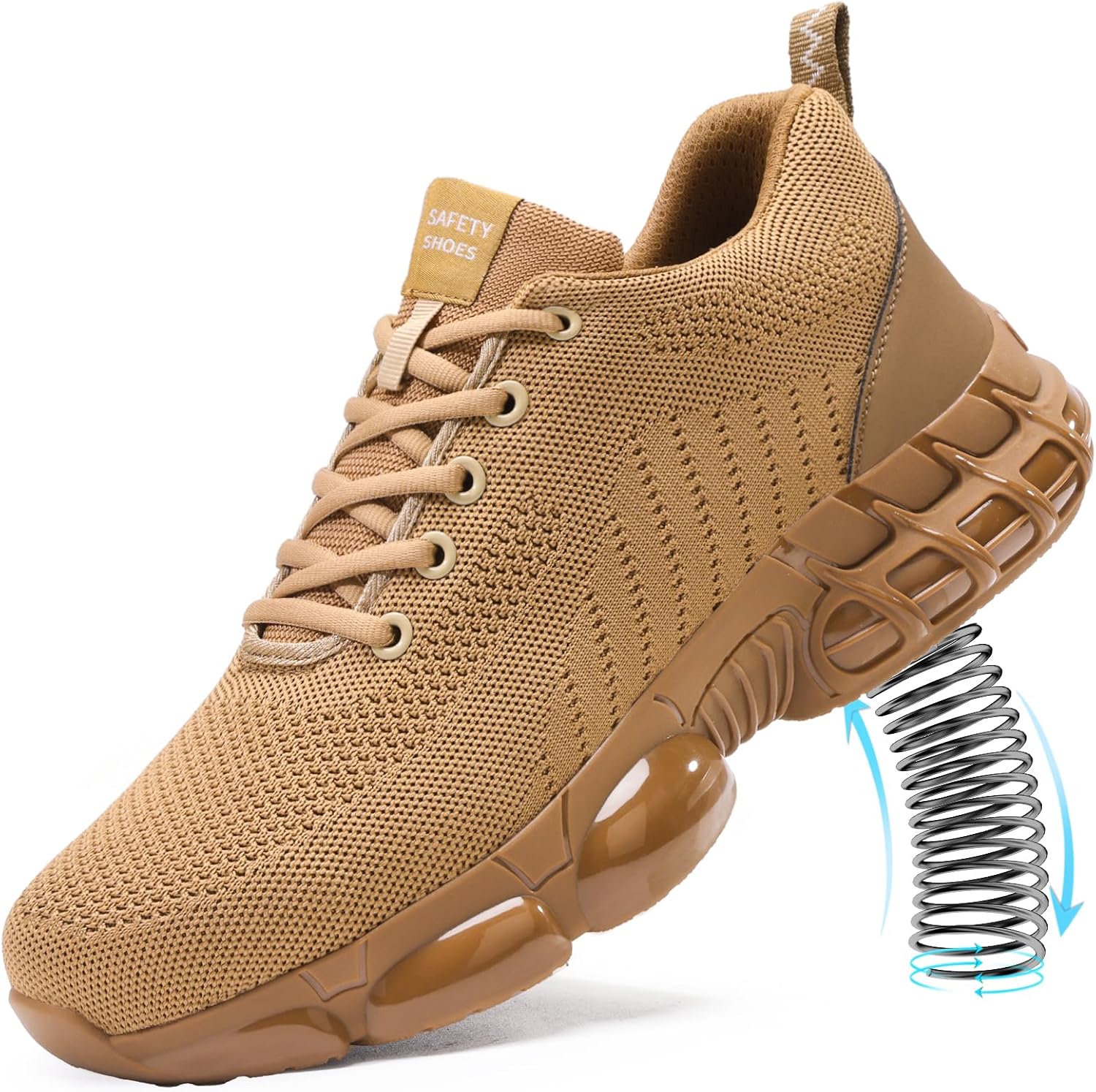 Lightweight Steel Toe Shoes for Men - Safety Sneakers for Work