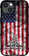 iPhone 12 Mini Rugged Shield Case - Don't Tread On Me Flag