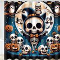 Cute & Funny Halloween Shower Curtain Set-72x72in