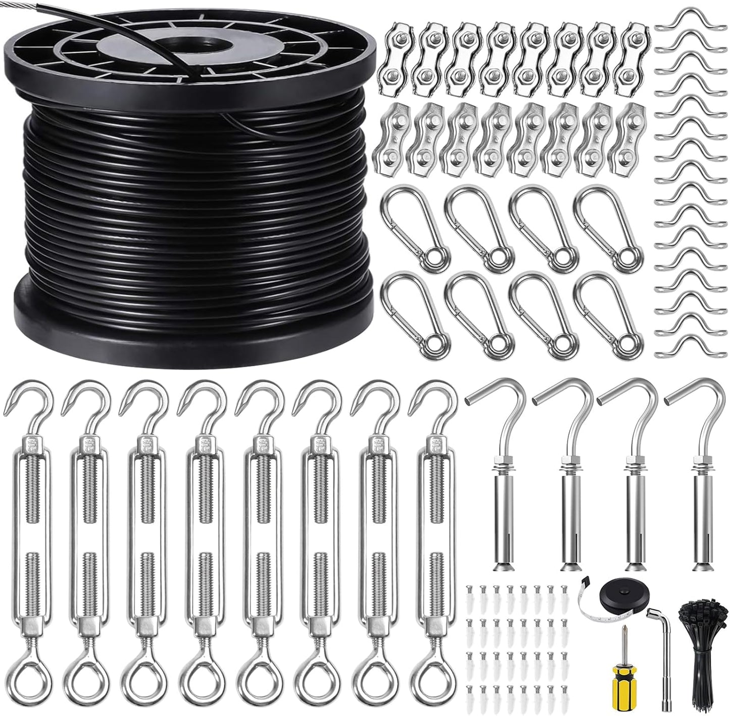 BLIKA String Light Hanging Kits for Outdoor and Indoor Use