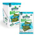 Gimme Seaweed Organic Roasted Seaweed Big Sheets - Sea Salt Snack