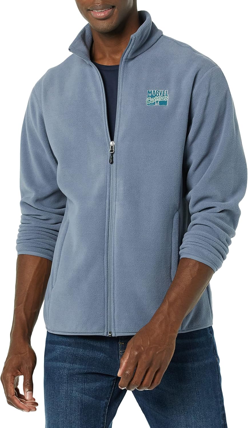 Disney Marvel Star Wars Men's Polar Fleece Full-Zip Jackets