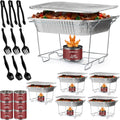 Disposable Chafing Dish Buffet Set 39 Piece - Easy Buffet Setup