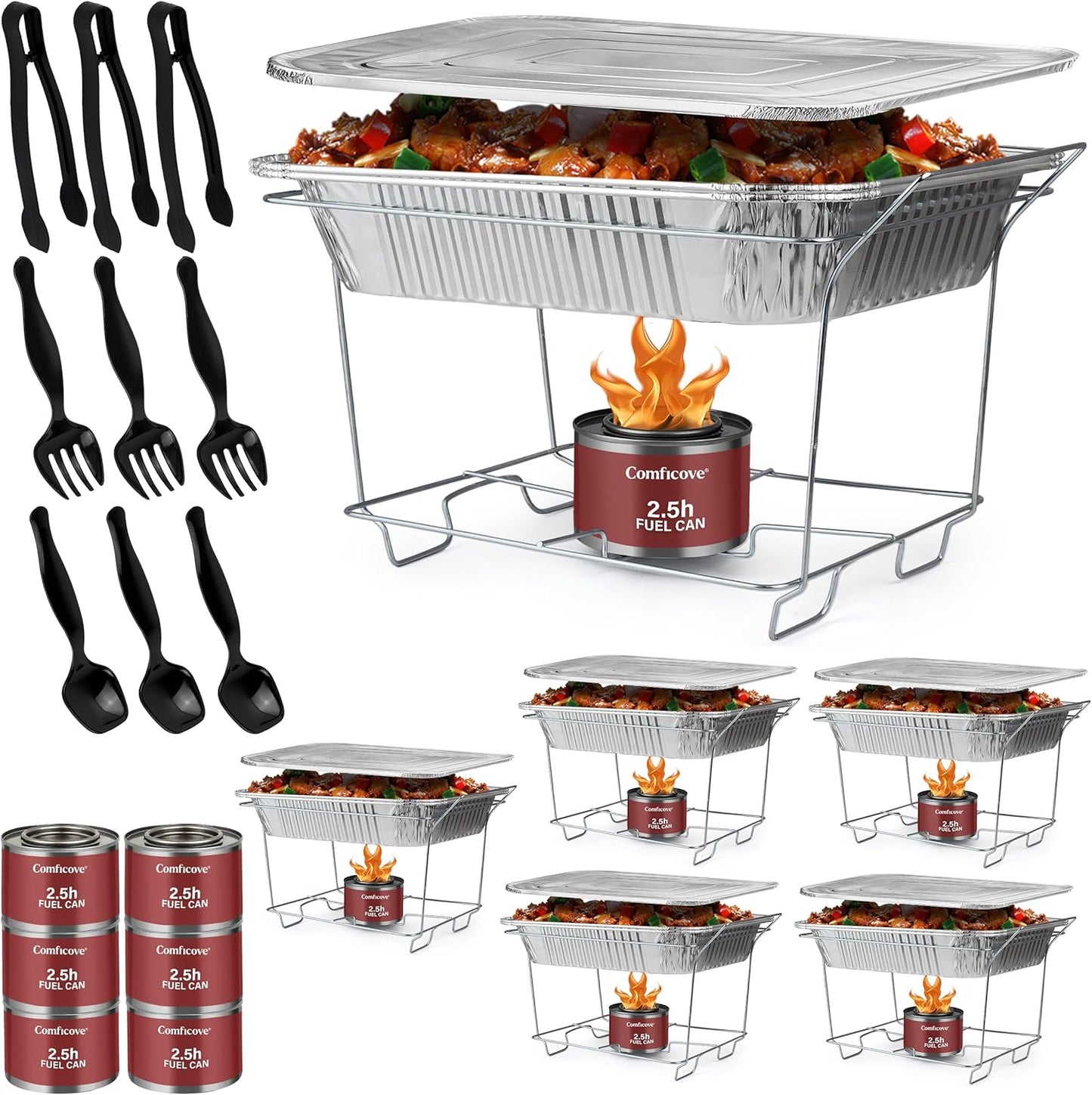 Disposable Chafing Dish Buffet Set for Effortless Catering Events