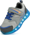 Toddler Light Up Shoes LED Flashing Mesh Sneakers - Lightweight Glow