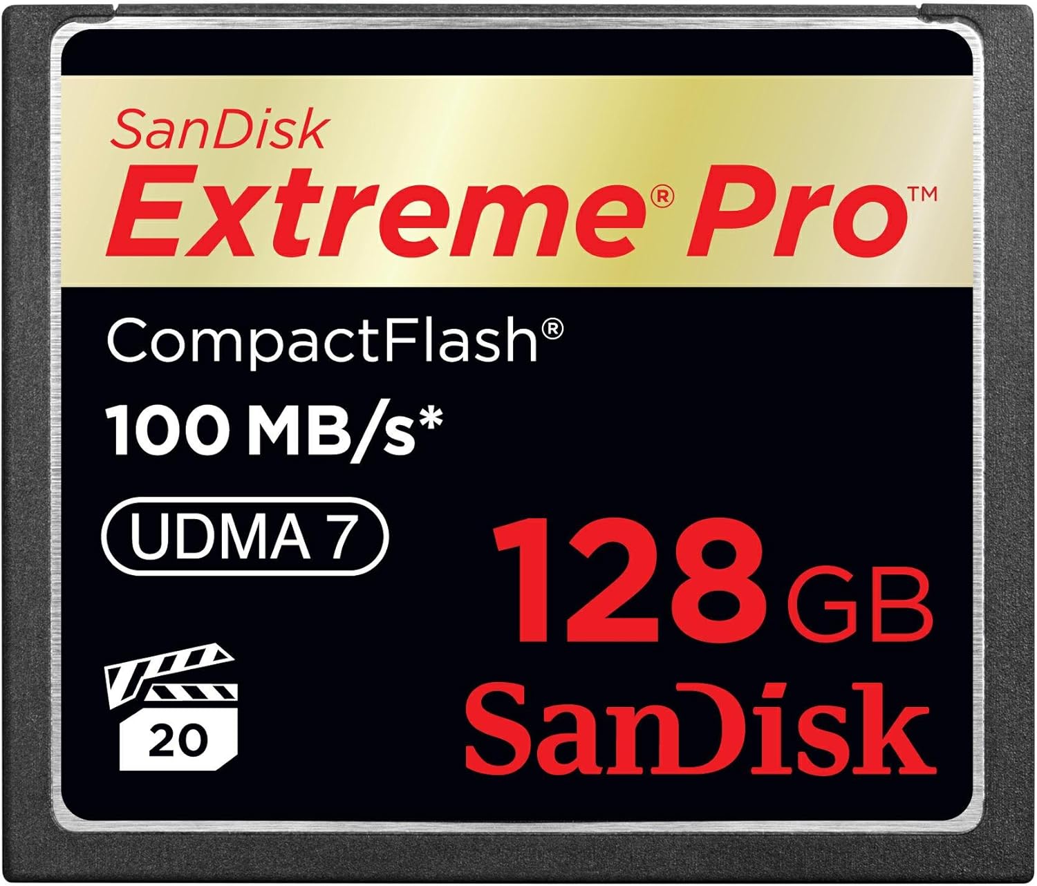 SanDisk Extreme 128GB CompactFlash Card for Fast Performance