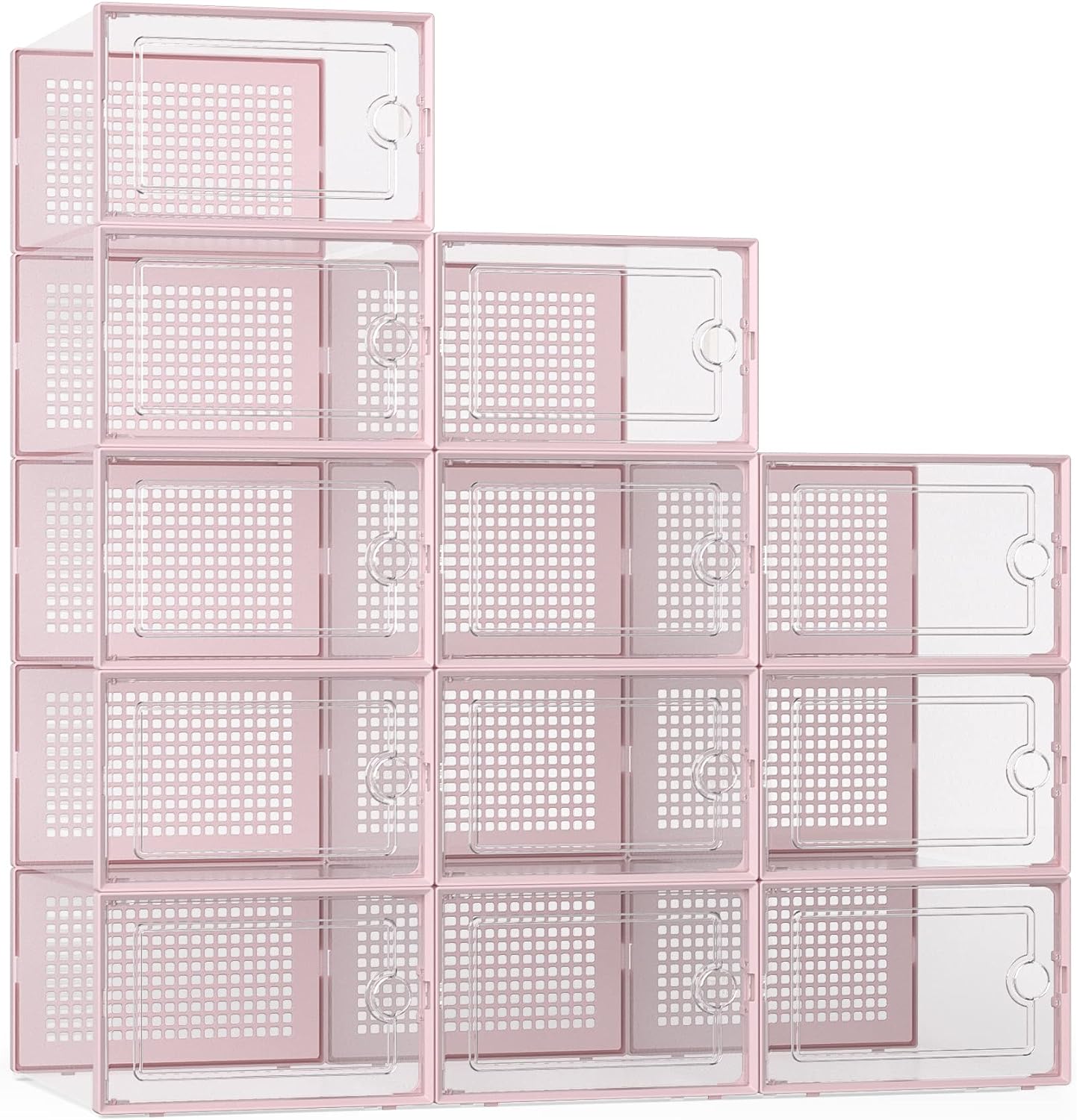 Kuject X-Large Shoe Storage Boxes for Organized Sneaker Storage