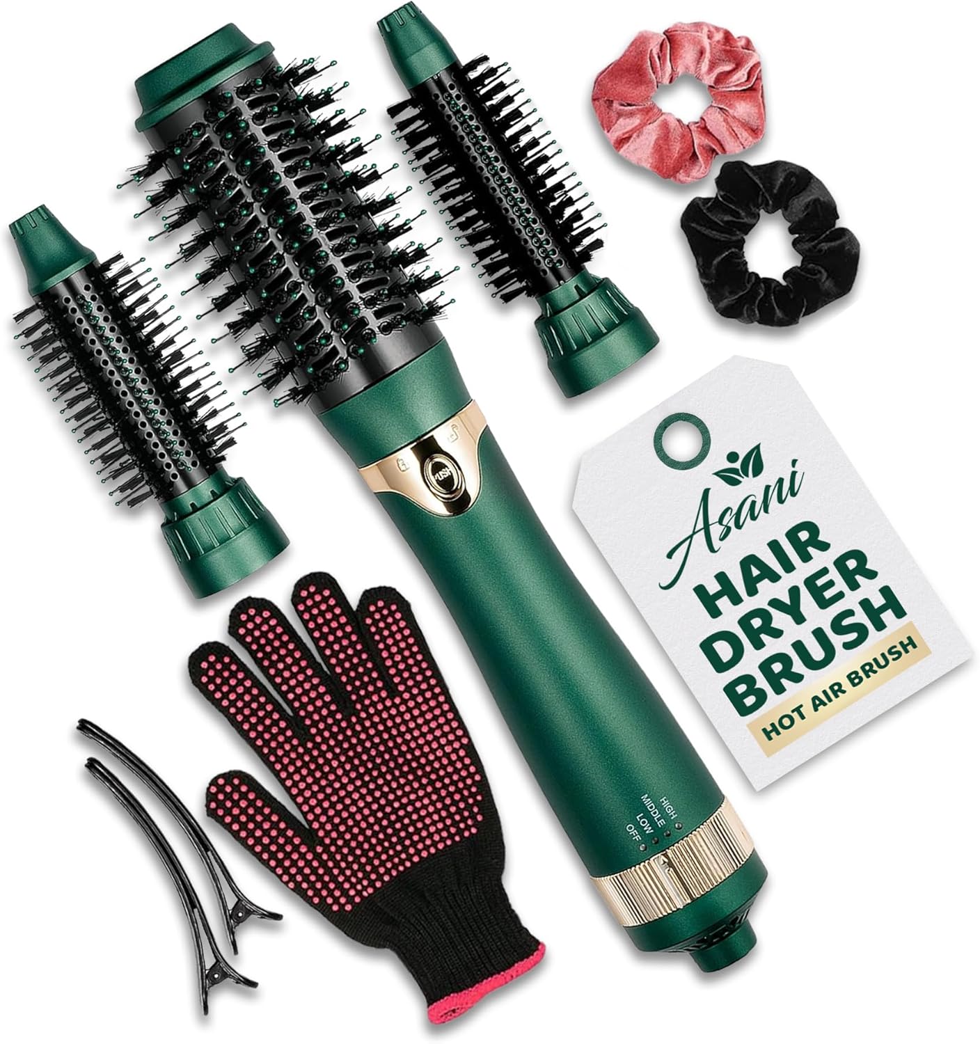 Asani Hot Air Brush - Versatile Styling Tool for All Hair Types