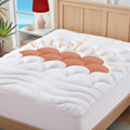 Queen Mattress Pad for Back & Hip Pain Relief - Pillow Top Cooling