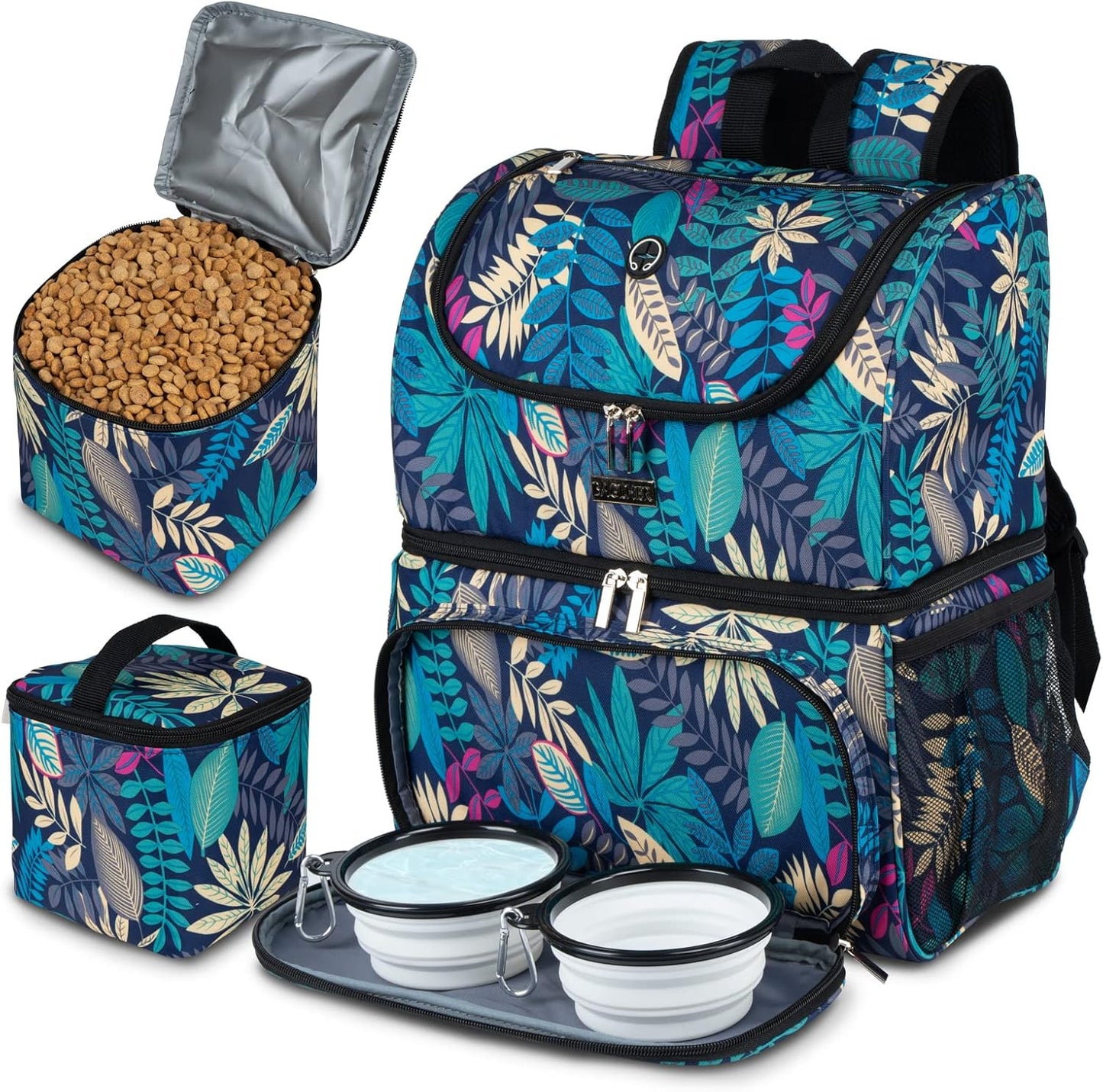 BAGLHER Pet Travel Bag: Double-Layer Backpack for Pets