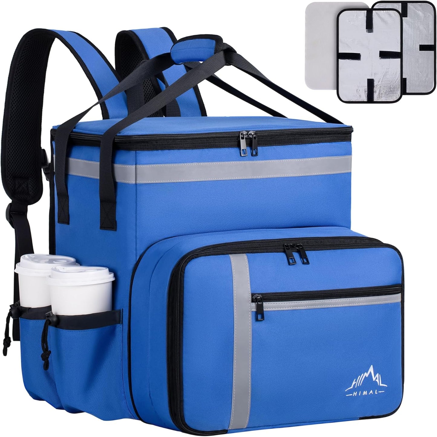 Insulated Food Delivery Backpack for Hot and Cold Takeout