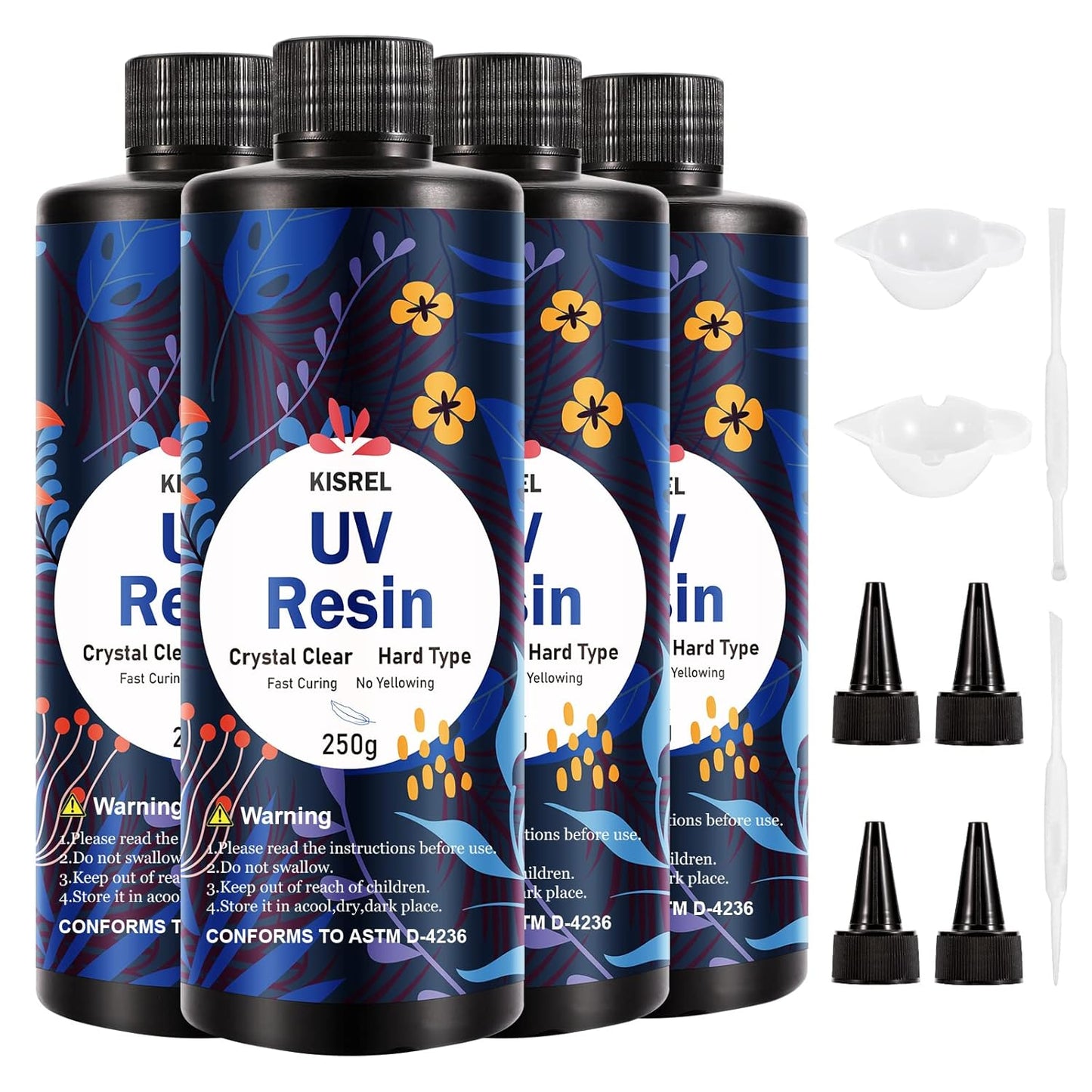 KISREL UV Resin 1000g for Craft Jewelry Making and More
