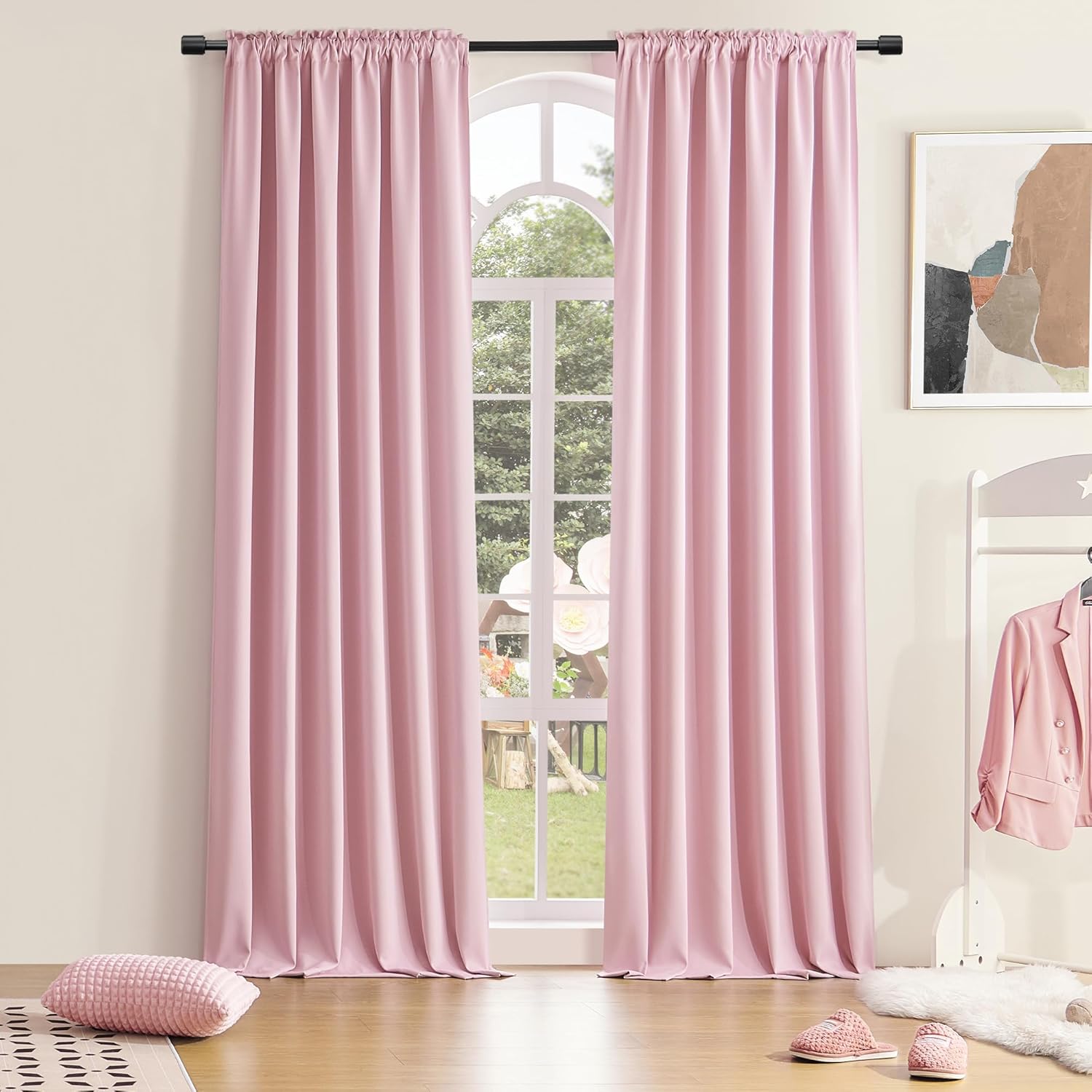 DONREN 96 Inch Curtains for Living Room - Blackout Thermal Drapes