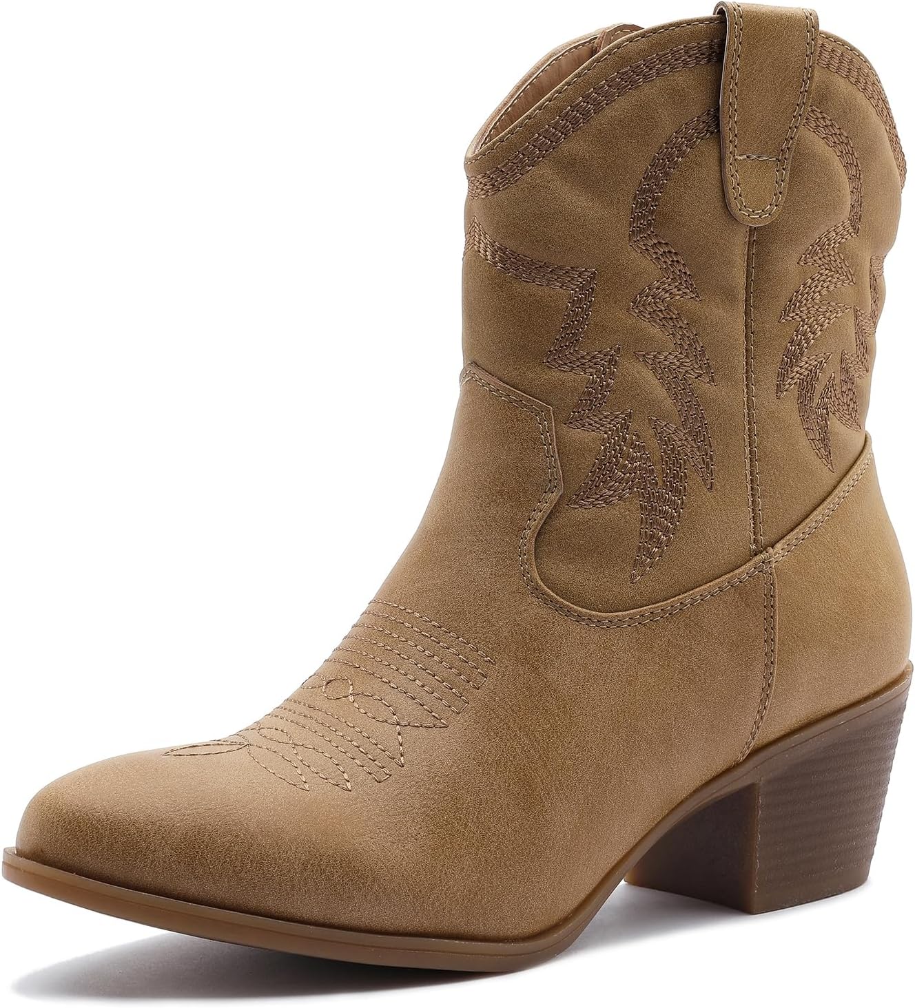 GLOBALWIN Women's Mid Calf Cowboy Boots for Stylish Cowgirls