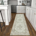 vivorug Runner Rug 2ft x 7ft Vintage Floral Washable Runner - Soft
