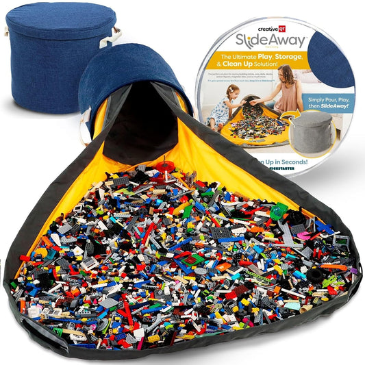 Creative QT SlideAway Toy Storage Organizer for Playroom Cleanup