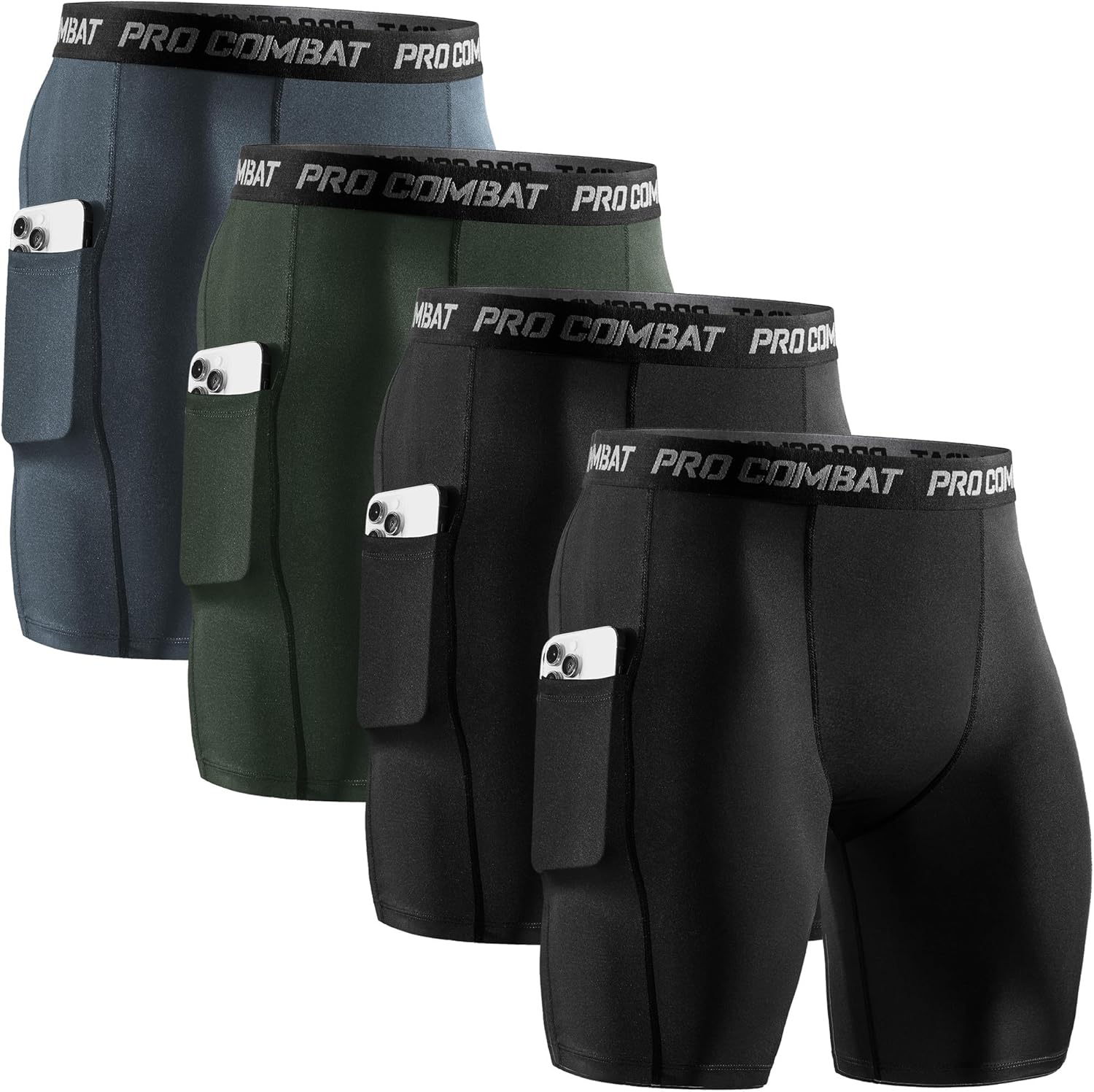 Niksa Compression Shorts for Men with Pocket - Athletic Support