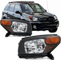Headlights Assembly Compatible With 2004 2005 Toyota RAV4 - Direct Fit