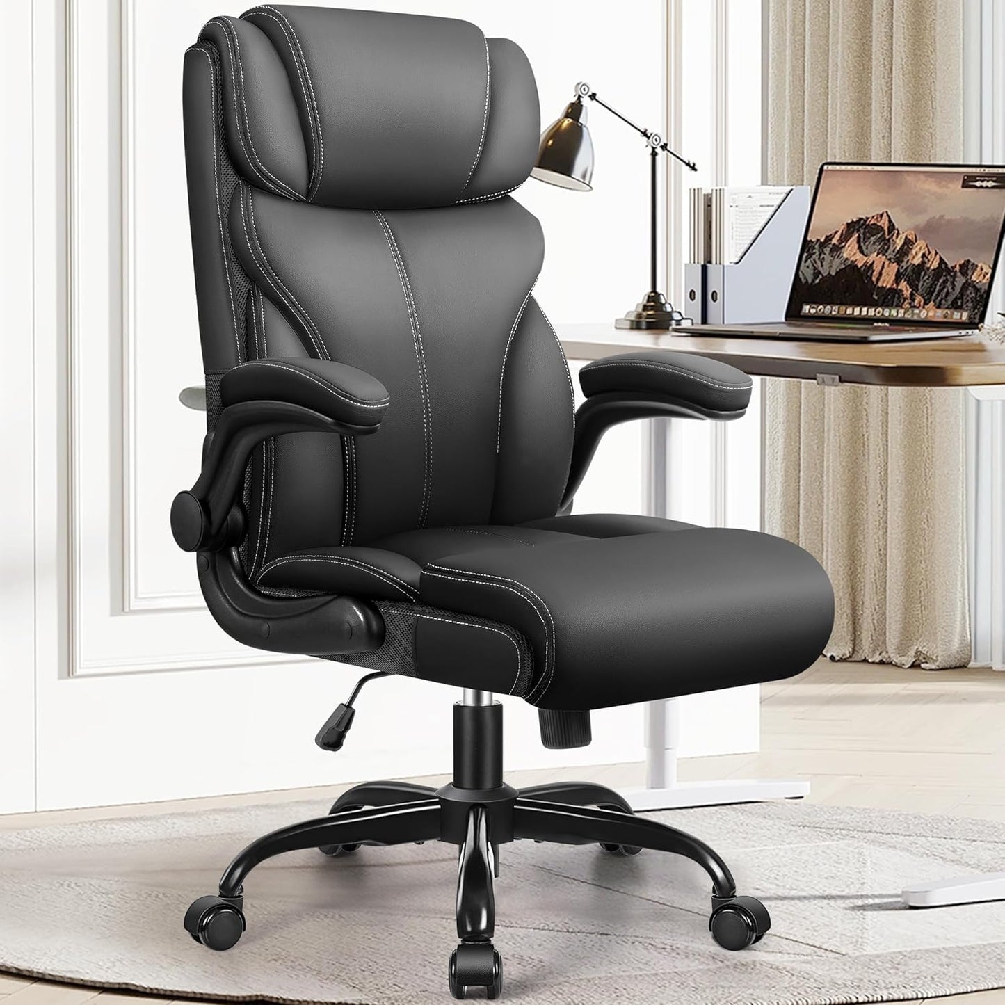 HeroSet Executive Ergonomic Leather Chair