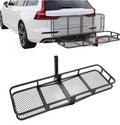 KUAFU 60in x 19.5in Folding Hitch Mount Cargo Carrier - Heavy Duty