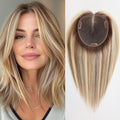starluck Lage Swiss Base SilkHug 14 in Real Human Hair Topper