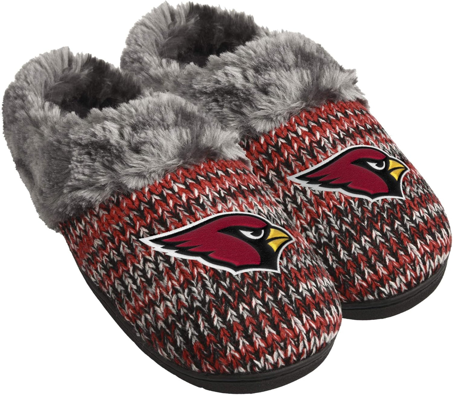 FOCO Womens NFL Team Logo Peak Slide Slippers for Comfort