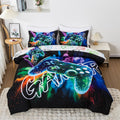 Gamer Gamepad Comforter Set Twin - 6Pc Colorful Game Controller
