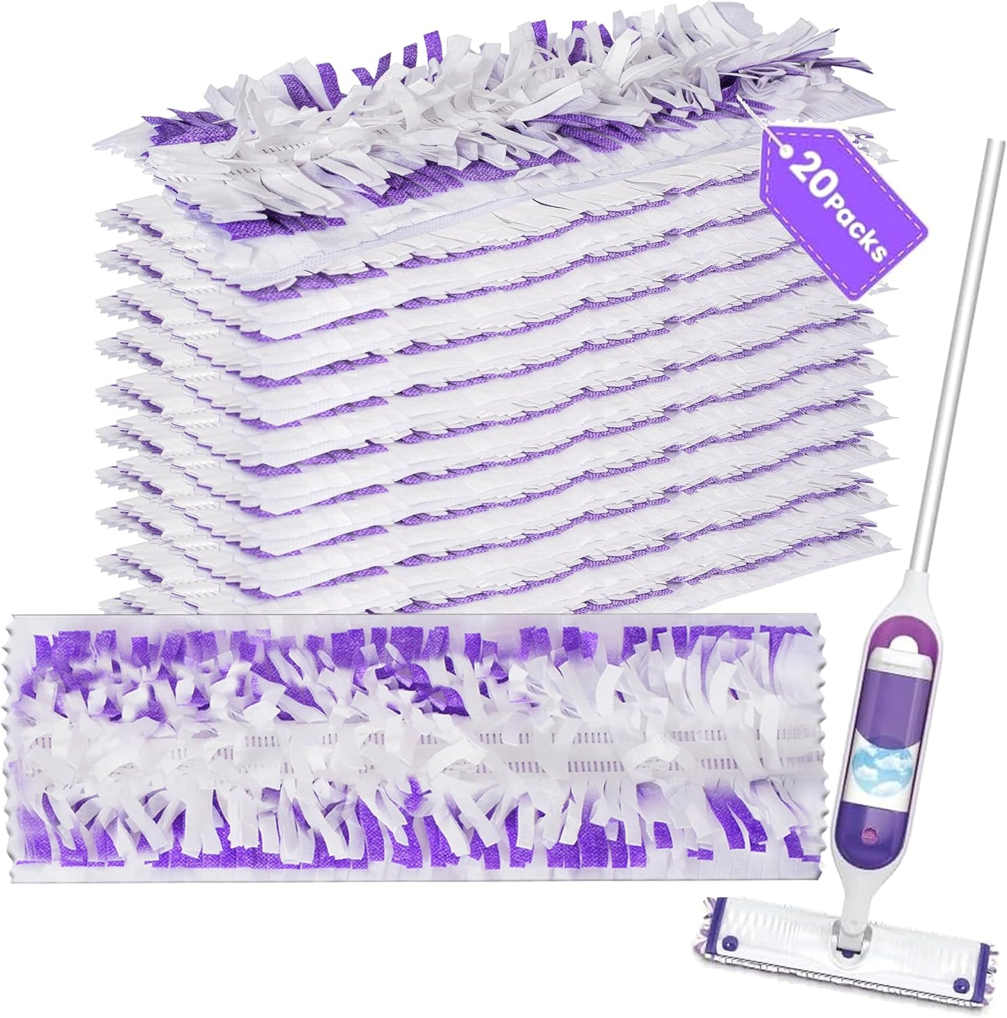 20 Pack Disposable Mop Pad Refills - GVMM