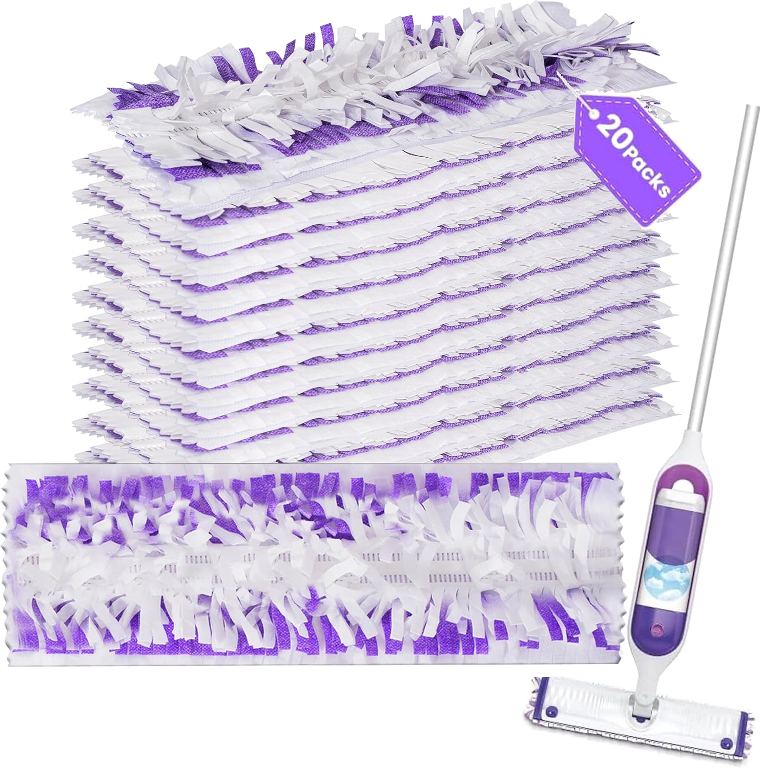 20 Pack Disposable Mop Pad Refills - GVMM
