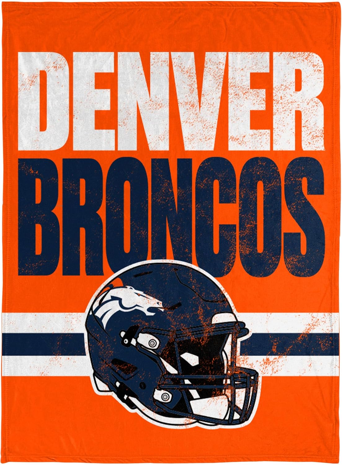 FOCO NFL Soft Plush Throw Blanket for Denver Broncos Fans