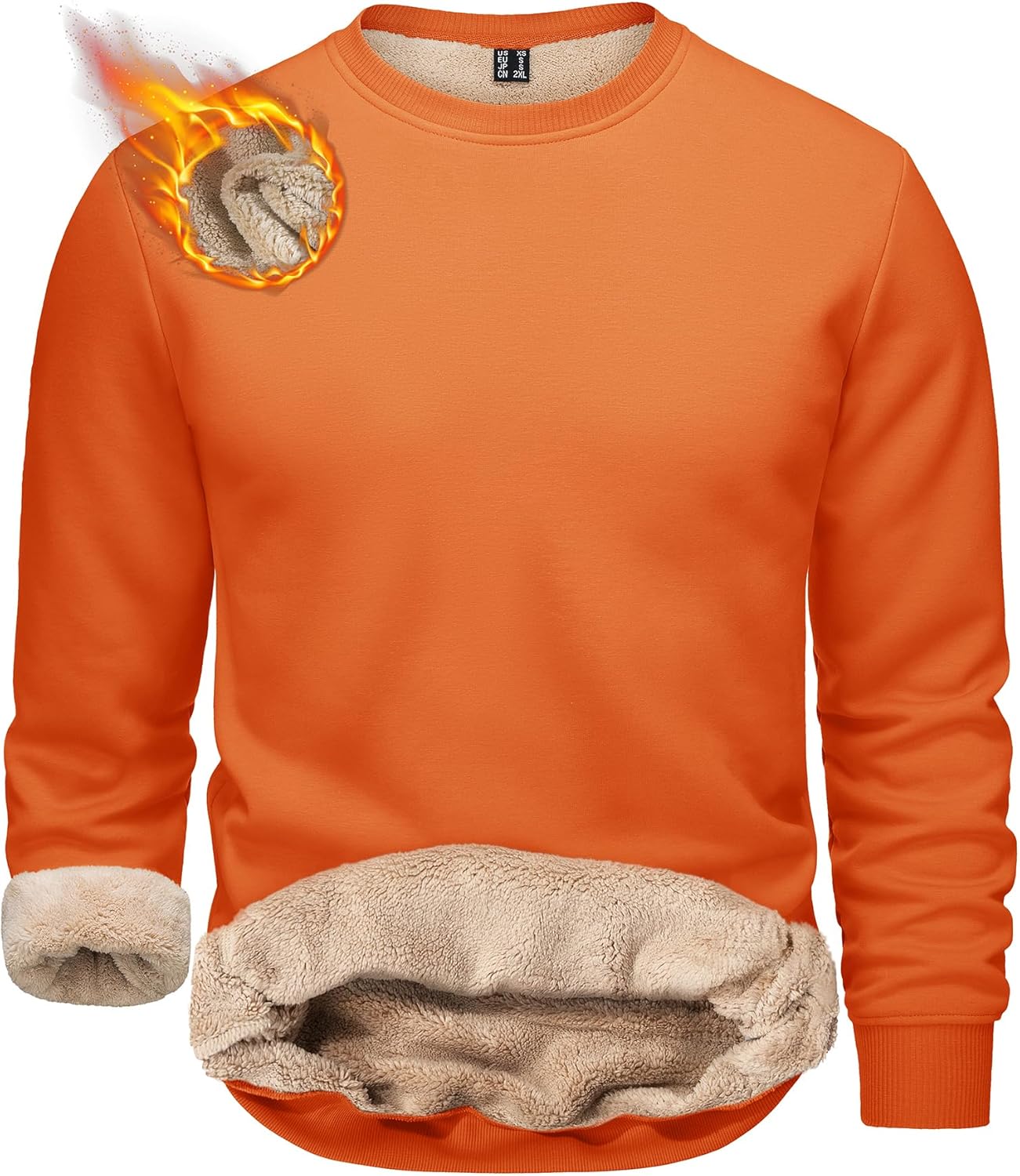 TACVASEN Men's Crewneck Sweatshirt for Ultimate Winter Comfort