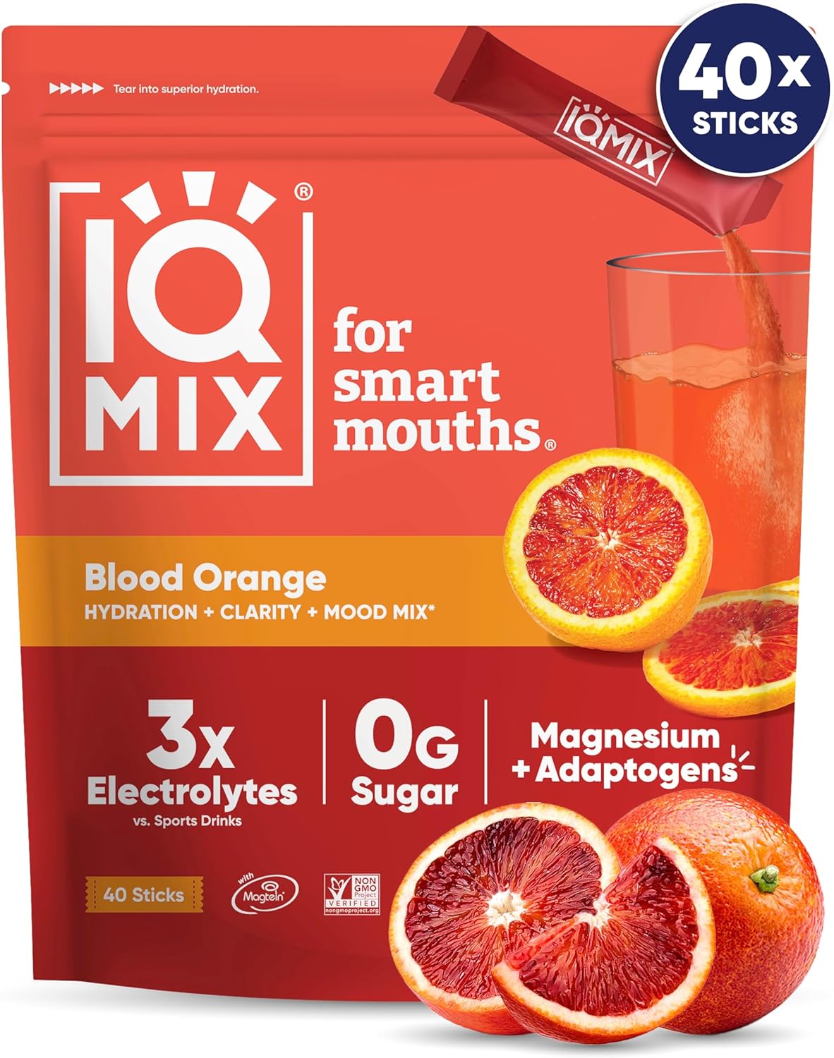 IQMIX Hydration Electrolyte Powder for Mental Clarity and Mood