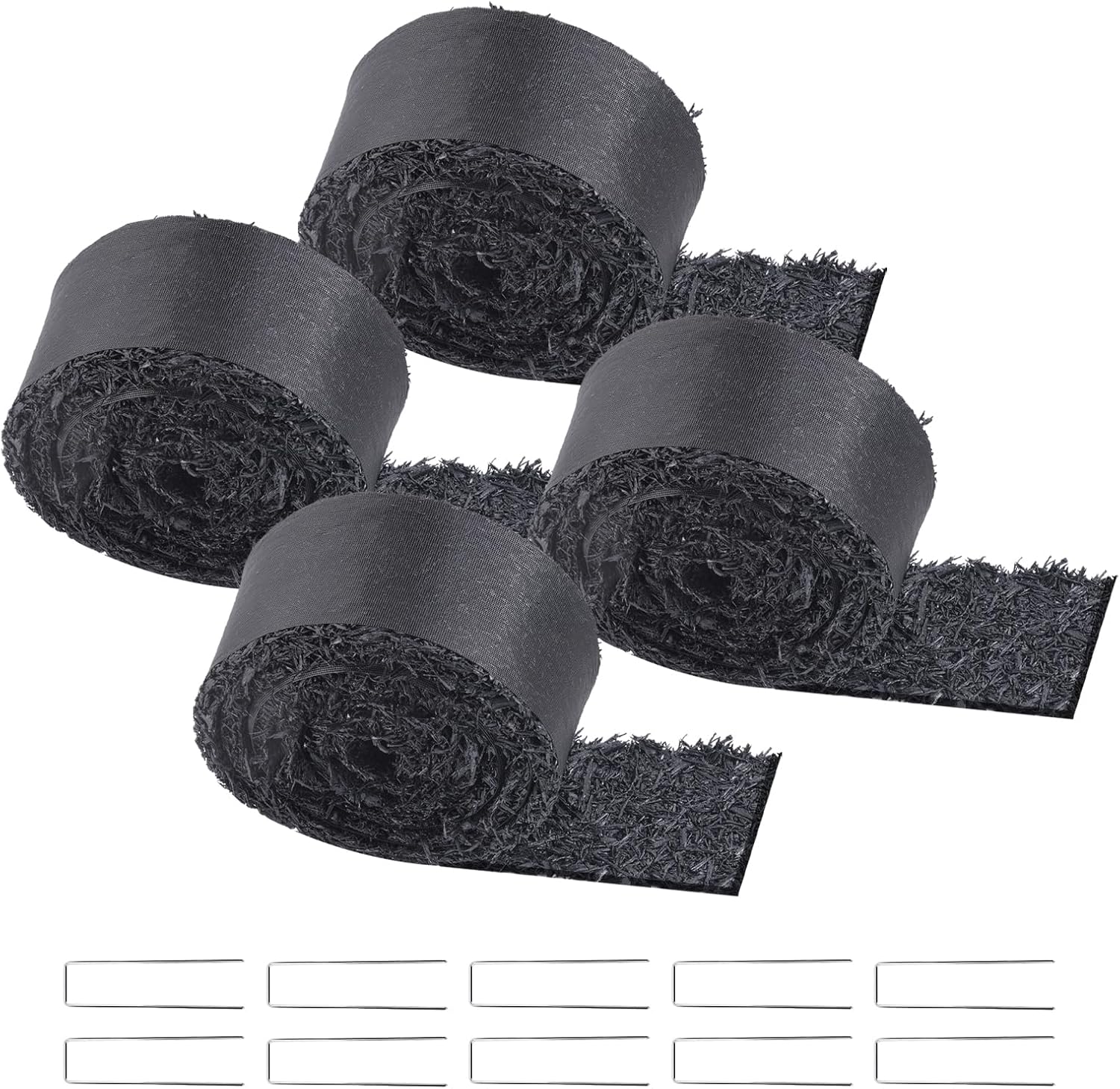 VEVOR 4-Pack Recycled Rubber Mulch Mat for Landscaping Needs