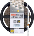 RibbonFlex Pro 24V White LED Strip Lights 4000K - Professional Grade