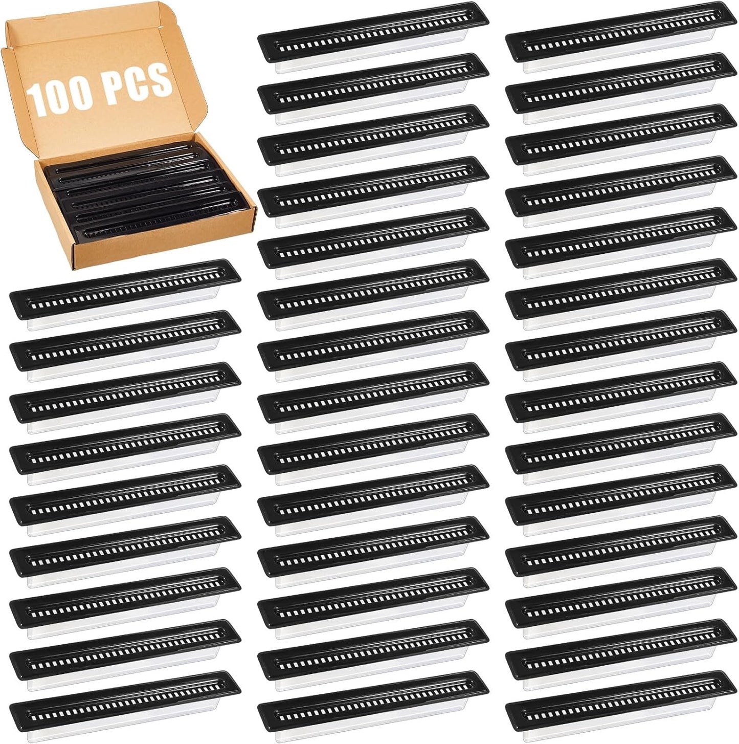 Qualirey 100 Pcs Plastic Beehive Beetle Trap Kit for Control