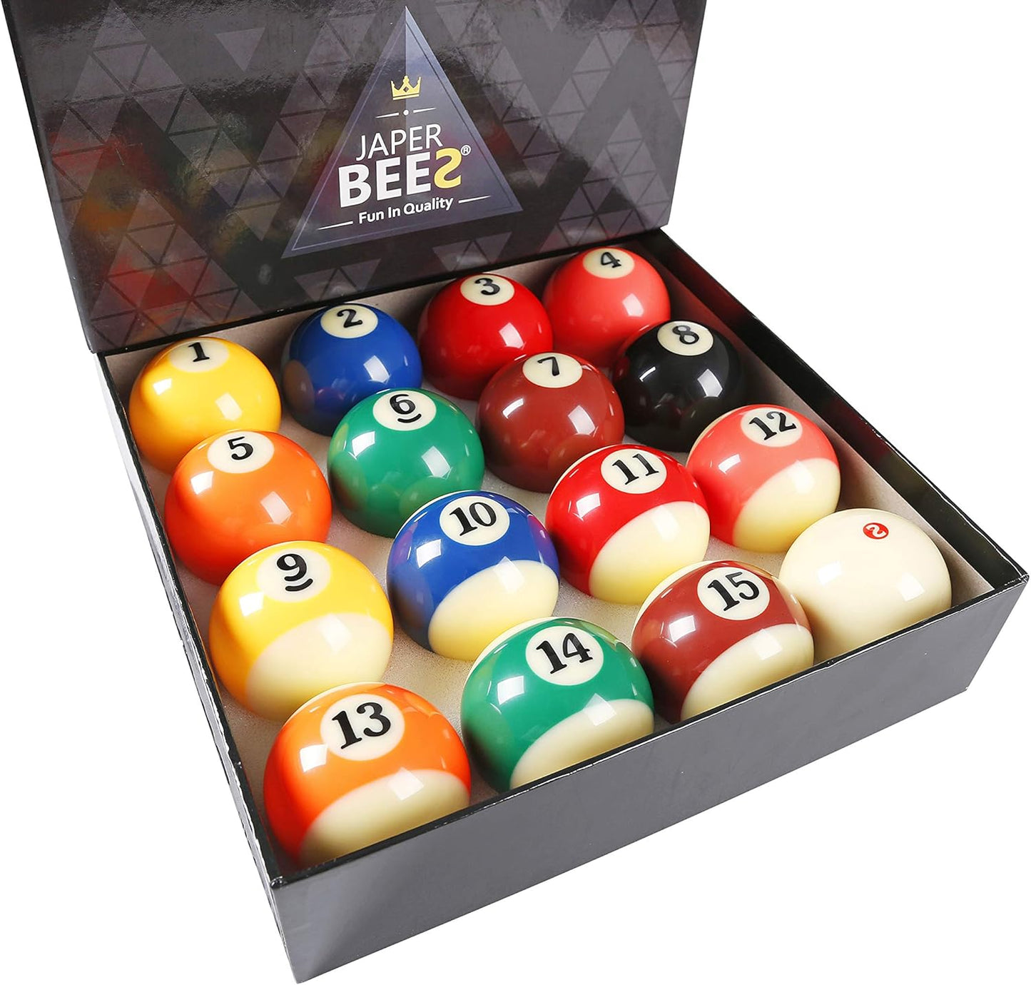 Tournament Grade Billiard Balls Set for Pool Players and Fans