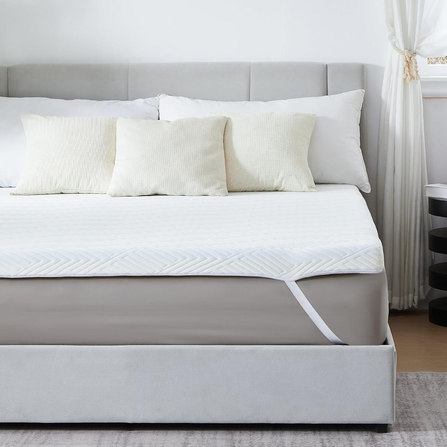 3 Inch Memory Foam Mattress Topper for Queen Size Beds