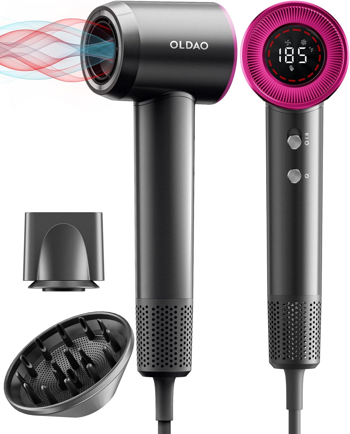 OLDAO High-Speed Ionic Hair Dryer - Fast Drying Power!