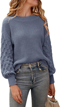 Women's Fall 2025 Pullover Sweater Loose Chunky Knit - Cozy Fit