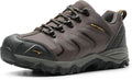 NORTIV 8 Men's Low Top Waterproof Hiking Shoes - Wide Fit, Durable
